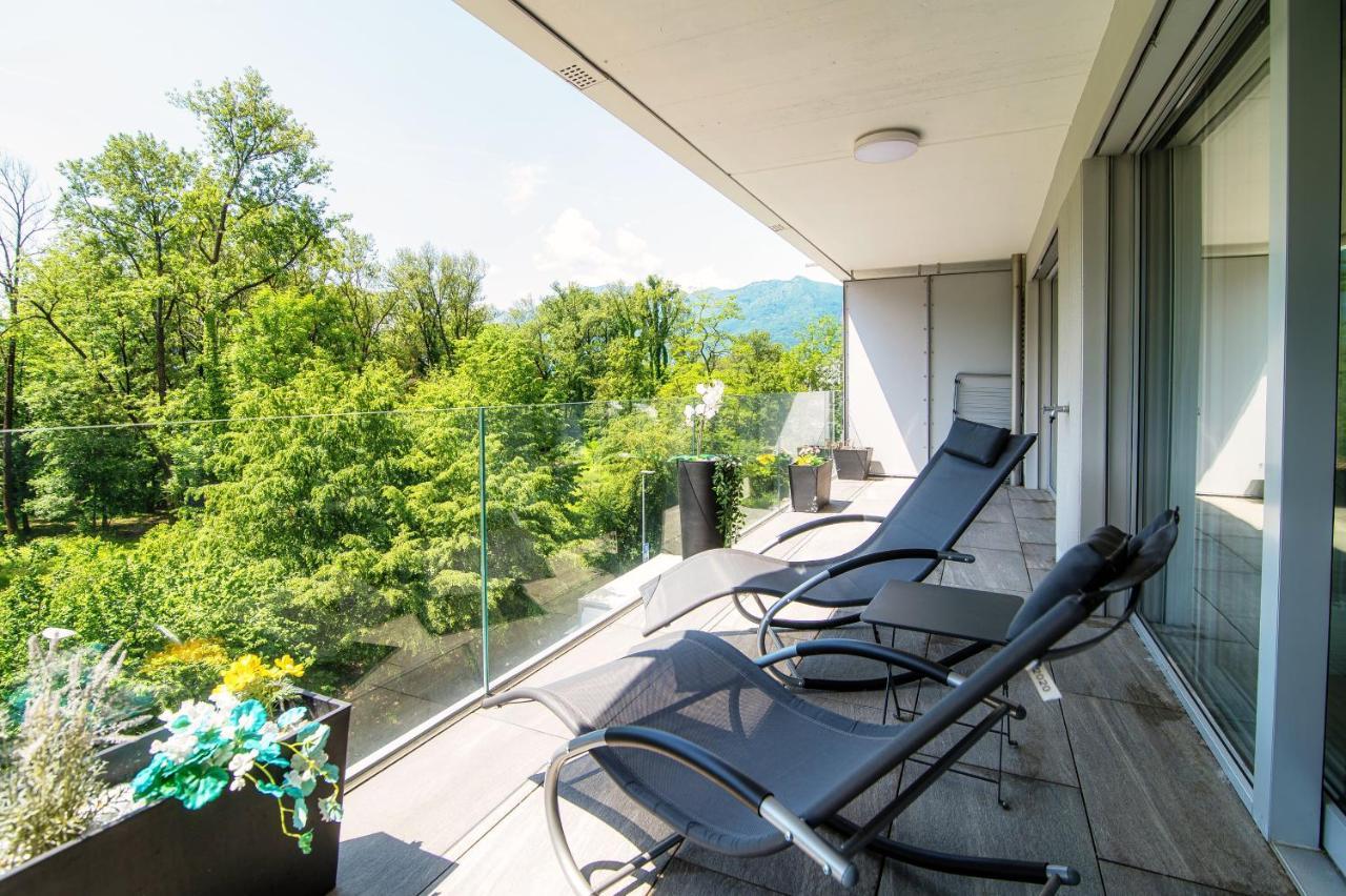 Linda Terrace By Quokka 360 - Modern One-Bedroom Flat With Sun Terrace Локарно Экстерьер фото