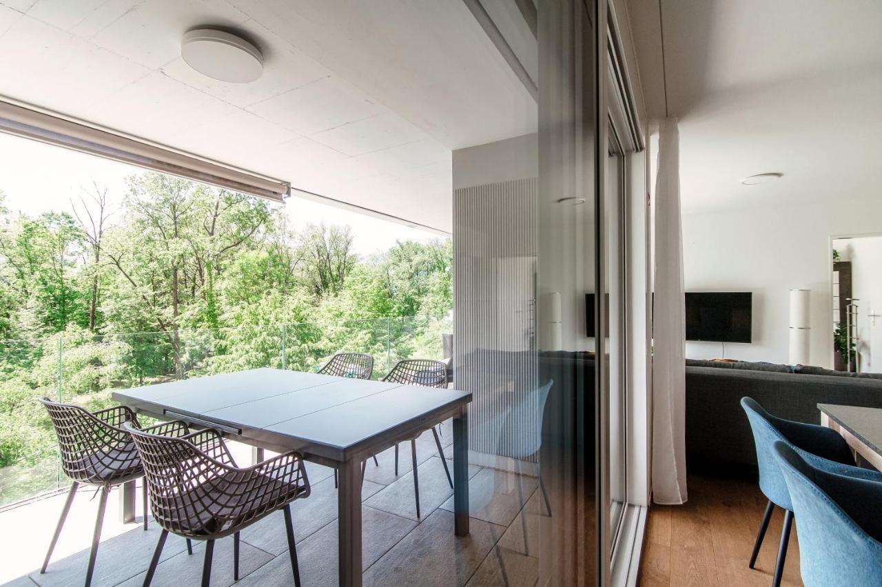 Linda Terrace By Quokka 360 - Modern One-Bedroom Flat With Sun Terrace Локарно Экстерьер фото